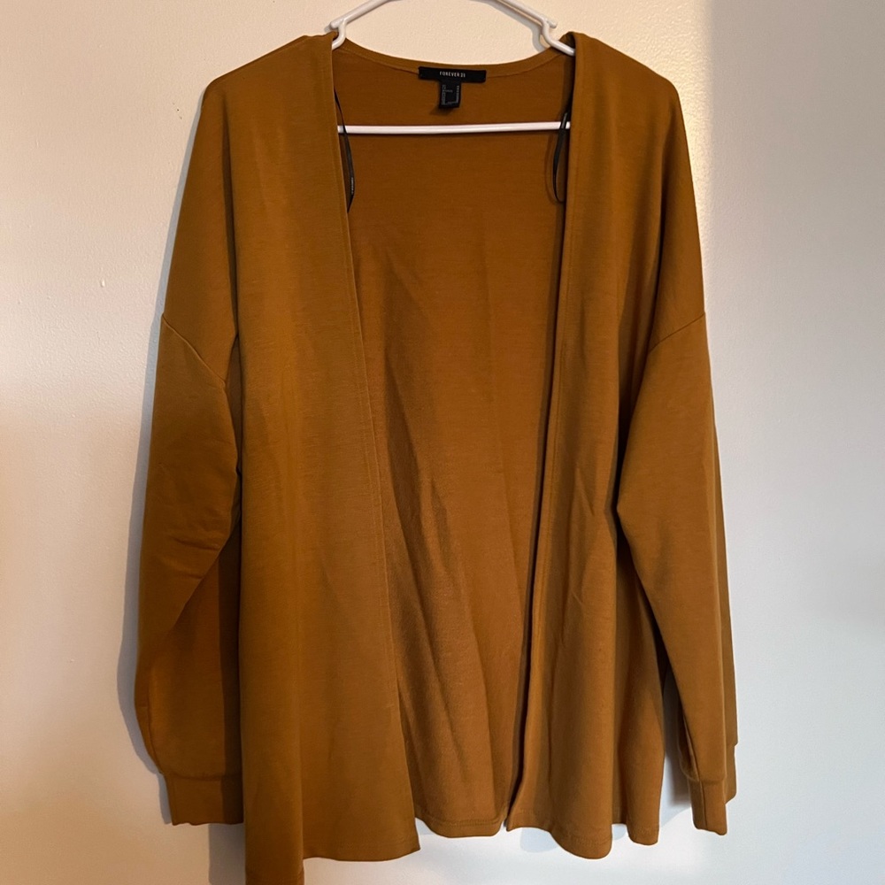 Forever 21 burnt orange cardigan